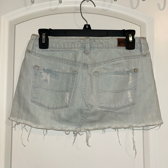 Y2K Bullhead Light Blue Denim mini skirt - Picture 1 of 6